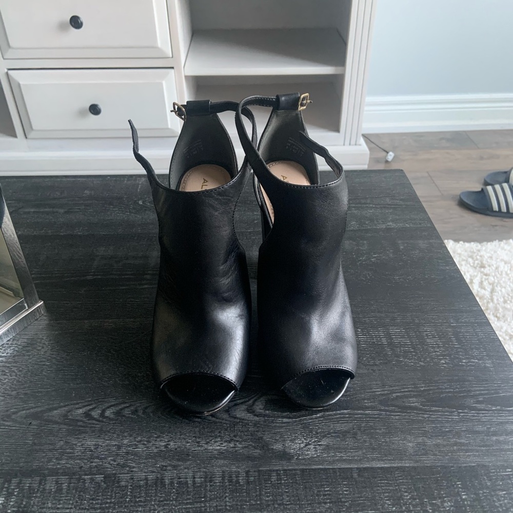 Open toe Aldo booties